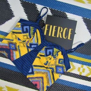 Xhilaration Bra Crop Zipper Back Top Size L